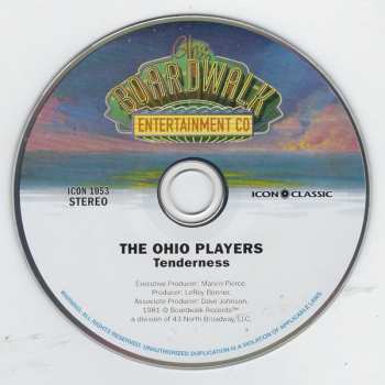 CD Ohio Players: Tenderness 617562