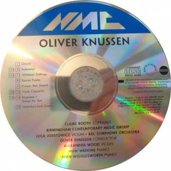 CD Oliver Knussen: Choral / Autumnal / Violin Concerto / Requiem - Songs For Sue 323721