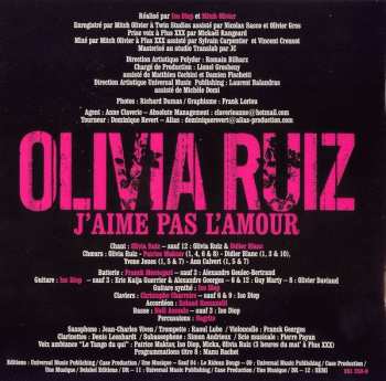 CD Olivia Ruiz: J'Aime Pas L'Amour 637253