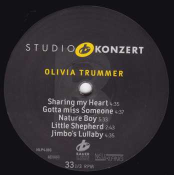 LP Olivia Trummer: Studio Konzert LTD | NUM 78850