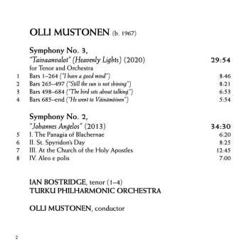 CD Olli Mustonen: Symphonies Nos. 2 & 3 581520