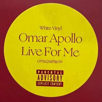 LP Omar Apollo: Live For Me CLR 551738