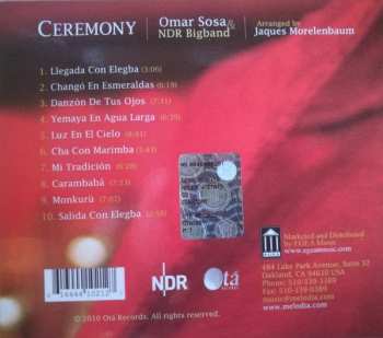 CD Omar Sosa: Ceremony 613861