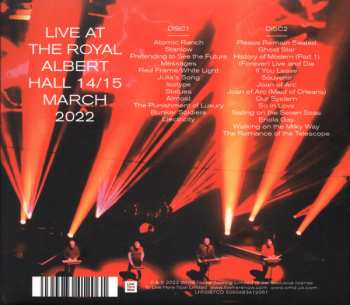 2CD Orchestral Manoeuvres In The Dark: Live At The Royal Albert Hall 14/15 March 2022 612851