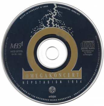 CD Omega: Népstadion 1994 Omegakoncert – No. 1. Vizesblokk 19373