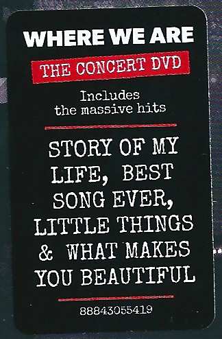 DVD One Direction: Where We Are (Live From San Siro Stadium) 179215