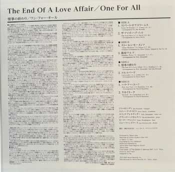 2LP One For All: The End Of A Love Affair LTD 652115