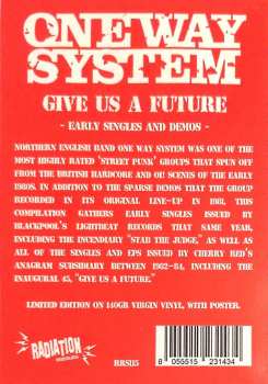 LP One Way System: Give Us A Future: Early Singles & Demos LTD 559236