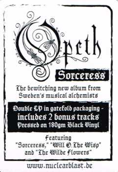 2LP Opeth: Sorceress 33701