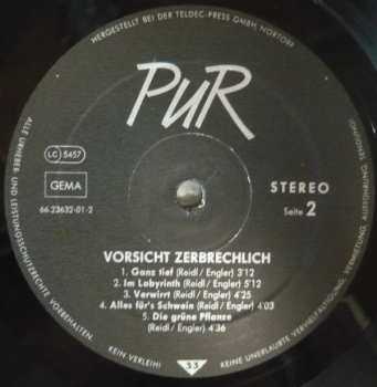 LP Opus: Vorsicht Zerbrechlich LTD | CLR 562444