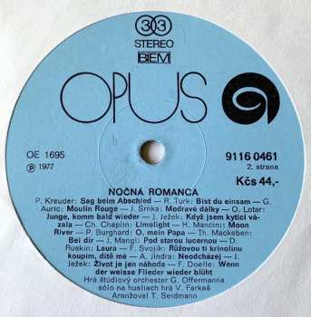 LP Orchester Gustáva Offermanna: Nočná Romanca (Night Romance) (81/1) 138749