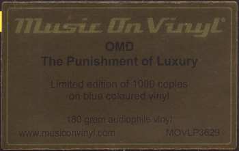 LP Orchestral Manoeuvres In The Dark: The Punishment Of Luxury CLR | LTD 595201