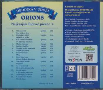 CD Orions: Dedinka V Údolí 51804