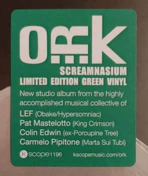 LP O.R.k.: Screamnasium LTD | CLR 439032