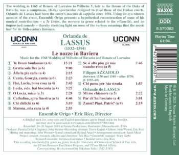 CD Roland de Lassus: Le Nozze In Baviera 608839