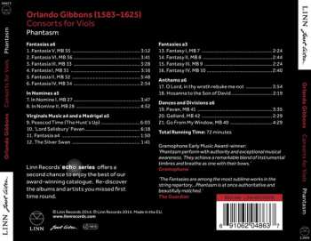 CD Orlando Gibbons: Consorts For Viols 290666