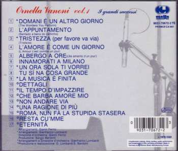 CD Ornella Vanoni: Ornella Vanoni Vol. 1 I Grandi Successi  633962