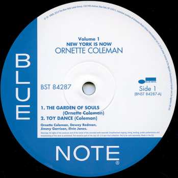 LP Ornette Coleman: New York Is Now! 614475