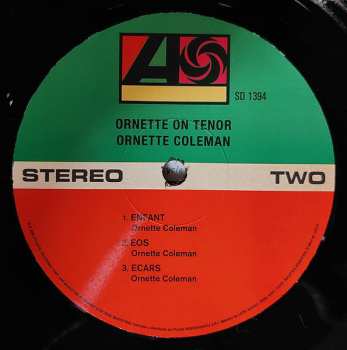 LP Ornette Coleman: Ornette On Tenor 606879