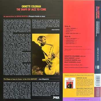 LP Ornette Coleman: The Shape Of Jazz To Come LTD | CLR 556562