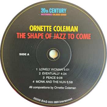 LP Ornette Coleman: The Shape Of Jazz To Come LTD | CLR 556562