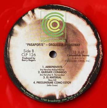 LP Orquesta Broadway: Pasaporte CLR 609889