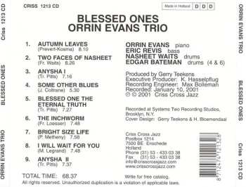 CD Orrin Evans Trio: Blessed Ones  611933