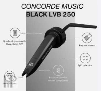 Audiotechnika Ortofon Concorde Music Black Lvb 250