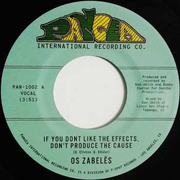 Album Os Zabelês: If You Don't Like The Effects, Don't Produce The Cause / Back In Our Minds