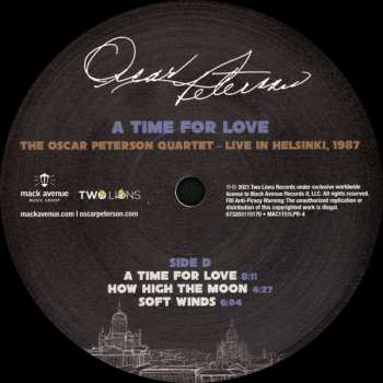 3LP Oscar Peterson: A Time For Love: The Oscar Peterson Quartet - Live In Helsinki, 1987 597594