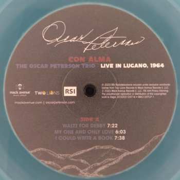 LP Oscar Peterson: Con Alma: The Oscar Peterson Trio – Live In Lugano, 1964 CLR | LTD 551990