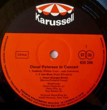 LP Oscar Peterson: In Concert 616451