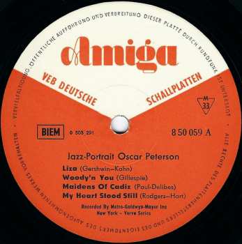 LP Oscar Peterson: Jazz Portrait Oscar Peterson 620896