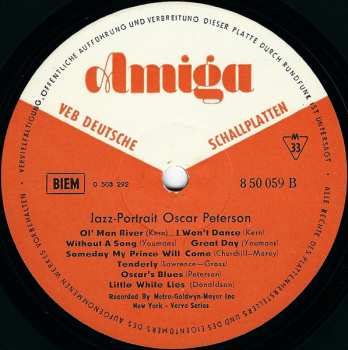 LP Oscar Peterson: Jazz Portrait Oscar Peterson 620896