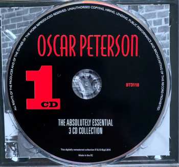 3CD Oscar Peterson: The Absolutely Essential 3CD Collection 434016