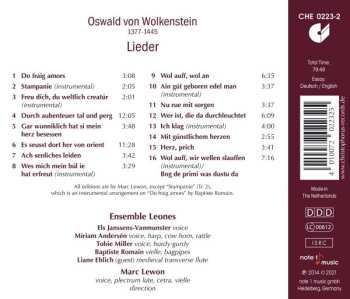 CD Oswald von Wolkenstein: Lieder 561159