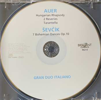 CD Otakar Sevcik: 7 Bohemian Dances Op.10  / Hungarian Rhapsody . Rêverie 545626