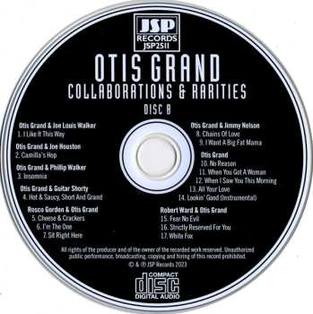 2CD Otis Grand: Live At Burnley Blues Festival ~ Collaborations & Rarities 580978