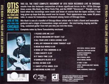 CD Otis Rush: All Your Love I Miss Loving (Live At The Wise Fools Pub Chicago) 628399