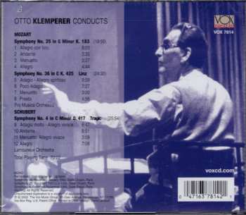 CD Otto Klemperer: Symphony No. 25 / Symphony No. 36 "Linz" / Symphony No. 4 "Tragic" 564798