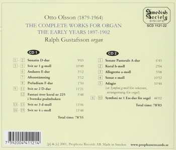 2CD Otto Olsson: The Complete Works For Organ: The Early Years 1897-1902 151822