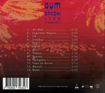 CD Oum: Dakchi: Live In Marrakech 624949