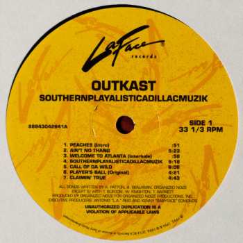 LP OutKast: Southernplayalisticadillacmuzik 301772