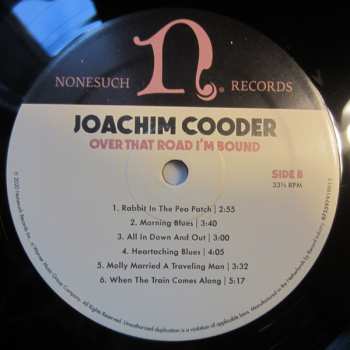 LP Joachim Cooder: Over That Road I'm Bound : The Songs Of Uncle Dave Macon 27177