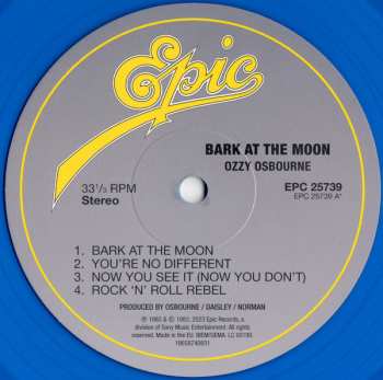 LP Ozzy Osbourne: Bark At The Moon CLR 623786