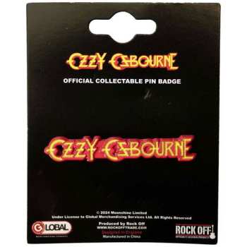 Merch Ozzy Osbourne: Placka Logo Ozzy Osbourne