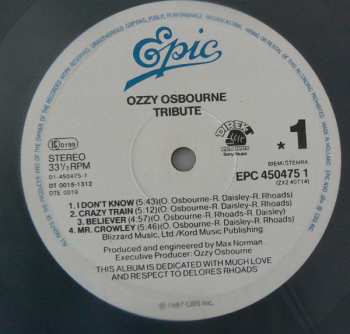 2LP Ozzy Osbourne: Tribute 644819