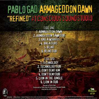 LP Pablo Gad: Armageddon Dawn “Refined” At Conscious Sounds Studio 552234