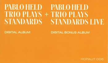 CD Pablo Held: Trio Plays Standards 635106