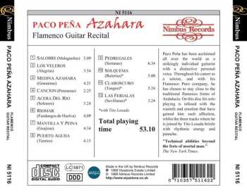 CD Paco Peña: Azahara - Flamenco Guitar Recital 551396